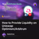 How to Provide Liquidity on Uniswap OptimismArbitrum V2