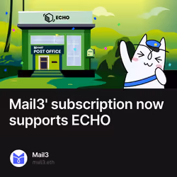 Mail3' subscription now supports ECHO 239/500