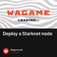 Deploy a Starknet node