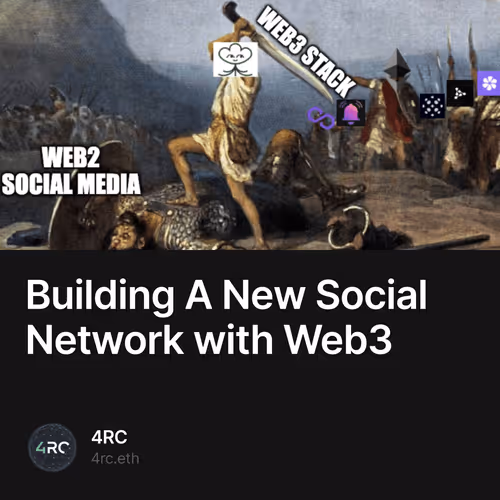 Building A New Social Network with Web3