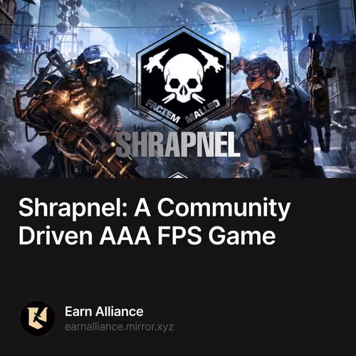 Shrapnel: A Community Driven AAA FPS Game 250/500