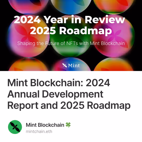 Mint Blockchain: 2024 Annual Development Report and 2025 Roadmap 29