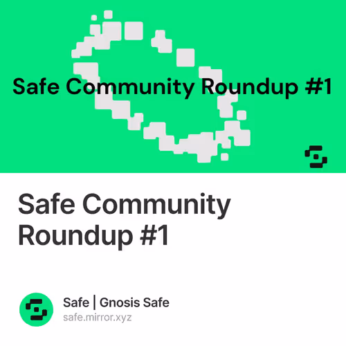 Safe Community Roundup #1 251/500