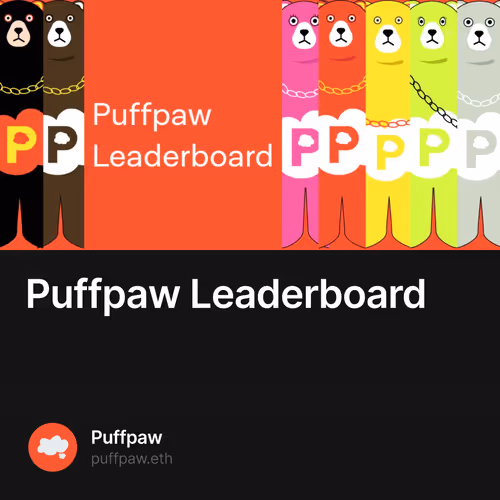 Puffpaw Leaderboard 136/200