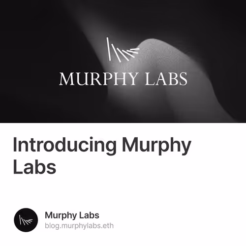Introducing Murphy Labs 92/500