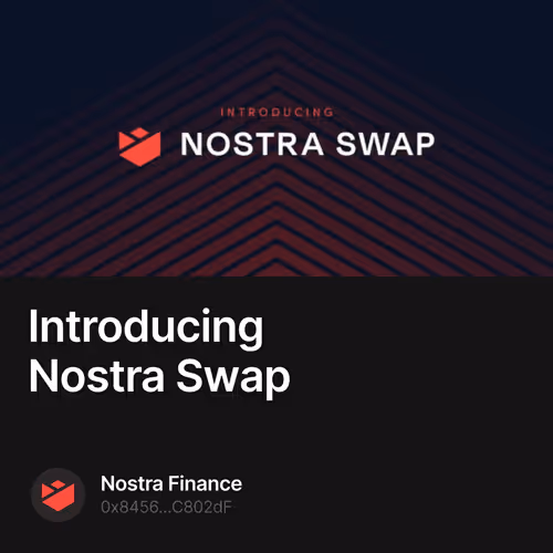 Introducing Nostra Swap 68/500