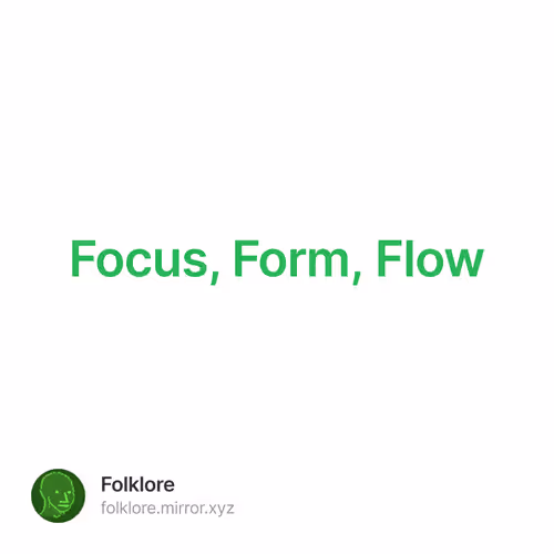 Focus, Form, Flow 1/1000
