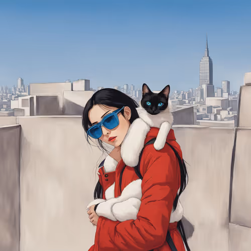 Red Hair Harmonious Girl