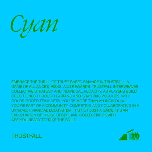 Trustfall CMYK Cyan