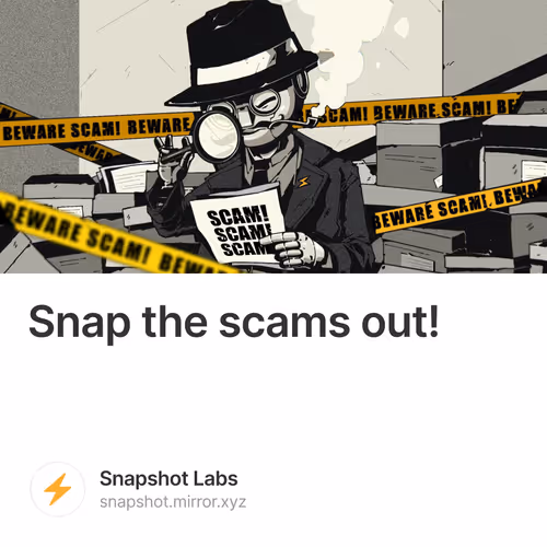 Snap the scams out! 296/500