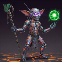 Goblinoide Tecnomante do Fogo