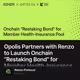 Opolis Partners with Renzo to Launch Onchain “Restaking Bond” for Member Health-Insurance Pool