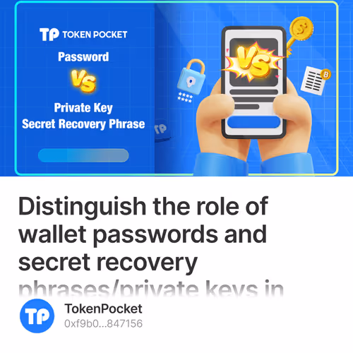 Distinguish the role of wallet passwords and secret recovery phrasesprivate keys in decent