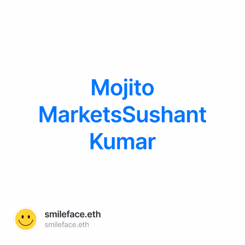 Mojito Markets项目创始人Sushant Kumar