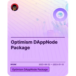 Optimism DAppNode Package
