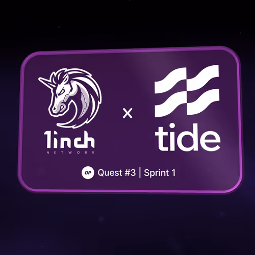 1inch x Tide: The Optimism's Symphony - Optimism Symphony