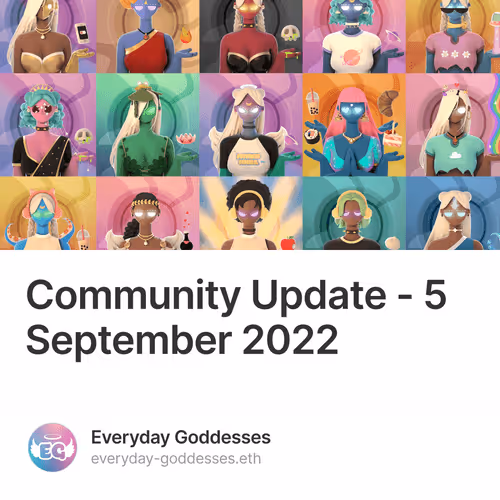 Community Update - 5 September 2022