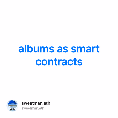 albums as smart contracts