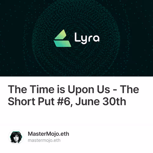 The Time is Upon Us - The Short Put 6 June 30th