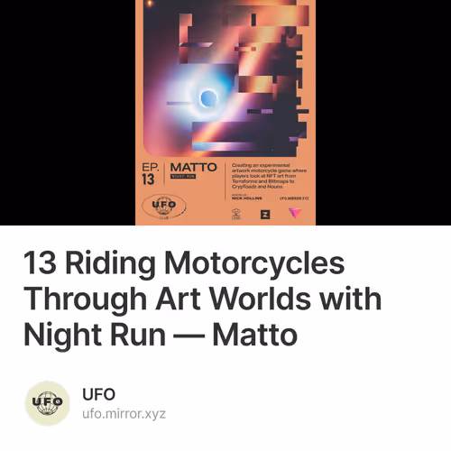 13 Riding Motorcycles Through Art Worlds with Night Run — Matto 136/250