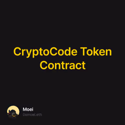 CryptoCode Token Contract 322/500