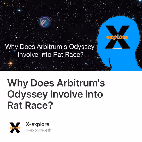 Why Does Arbitrums Odyssey Involve Into Rat Race