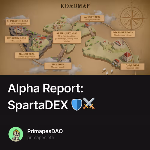 Alpha Report: SpartaDEX 🛡️⚔️ 4/500