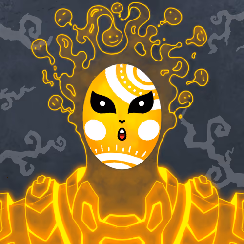 Holo Mask : Gold #119