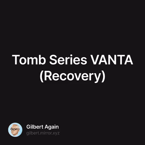 Tomb Series VANTA Recovery