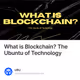 What is Blockchain? The Ubuntu of Technology