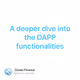 A deeper dive into the DAPP functionalities