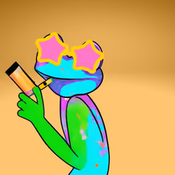 Smoking Frog #3