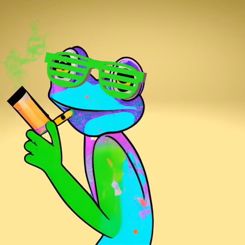 Smoking Frog #17