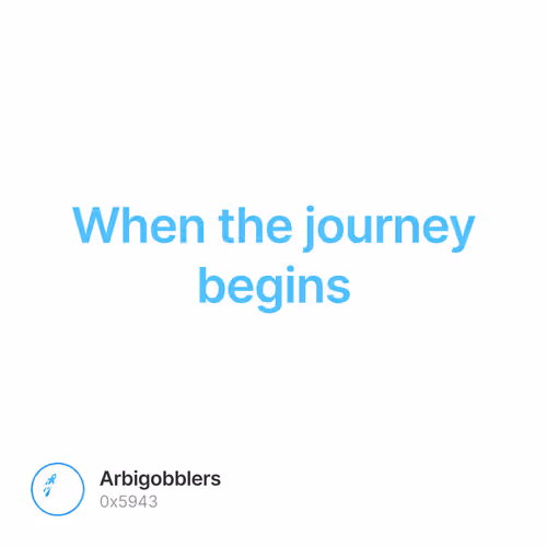 When the journey begins 26/500