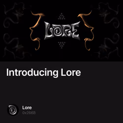 Introducing Lore 163/500