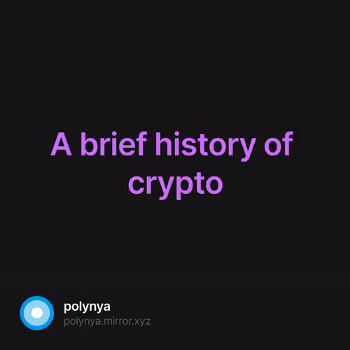 A brief history of crypto  6