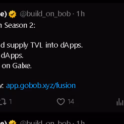 BOB Tweet