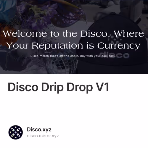 Disco Drip Drop V1 17/500