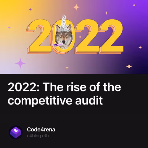 2022: The rise of the competitive audit