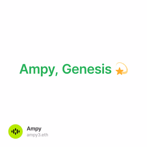 Ampy, Genesis 💫 33/500