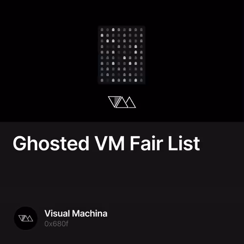 Ghosted VM Fair List 30/500