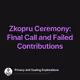 Zkopru Ceremony Final Call and Failed Contributions