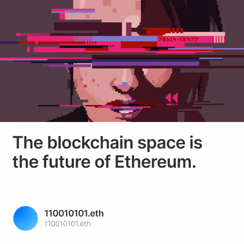 The blockchain space is the future of Ethereum.