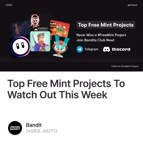 Top Free Mint Projects To Watch Out This Week V2