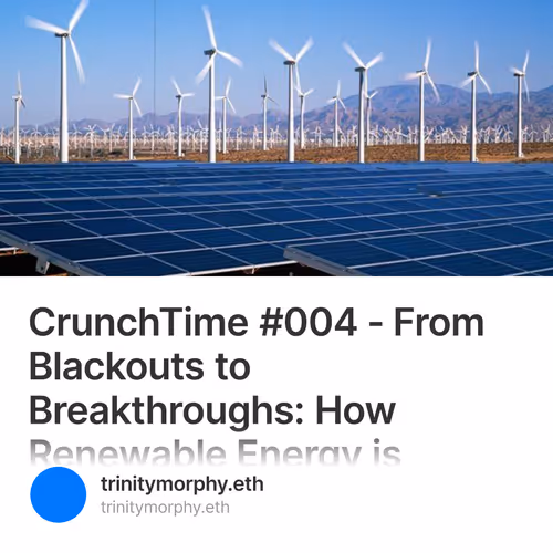 CrunchTime #004 - From Blackouts to Breakthroughs: How Renewable Energy is Powering a New Future 1
