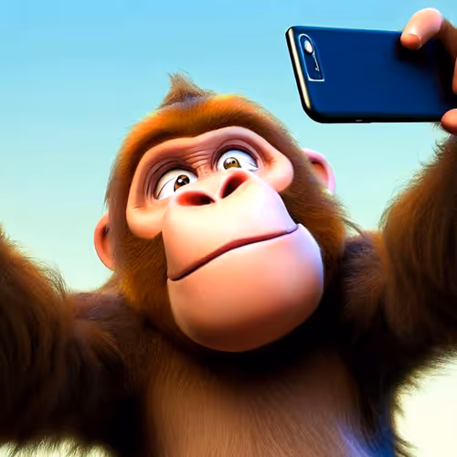 Optimistic Selfie Ape