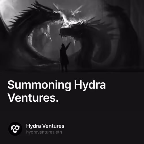 Summoning Hydra Ventures. 168/500