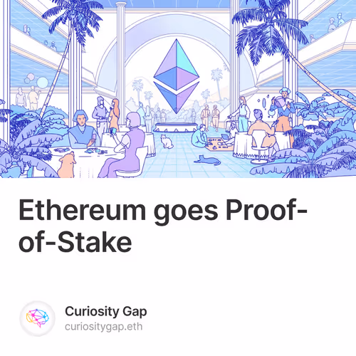 Ethereum goes Proof-of-Stake