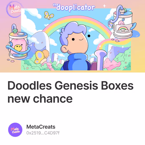 Doodles Genesis Boxes new chance