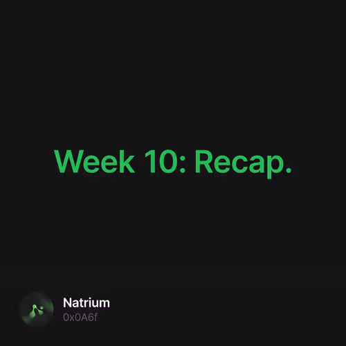Week 10: Recap. 7